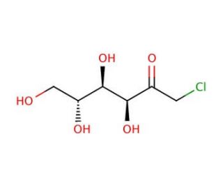 1-Chloro-1-deoxy-D-fructose (CAS 32785-93-6) - chemical structure image
