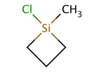 1-Chloro-1-methylsilacyclobutane (CAS 2351-34-0) - chemical structure image