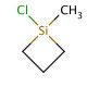 1-Chloro-1-methylsilacyclobutane (CAS 2351-34-0) - chemical structure image