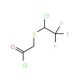 [(1-chloro-2,2,2-trifluoroethyl)thio]acetyl chloride - chemical structure image