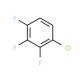 1-Chloro-2,3,4-trifluorobenzene (CAS 36556-42-0) - chemical structure image