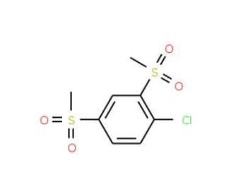 1-Chloro-2,4-bis-methanesulfonyl-benzene (CAS 17481-98-0) - chemical structure image