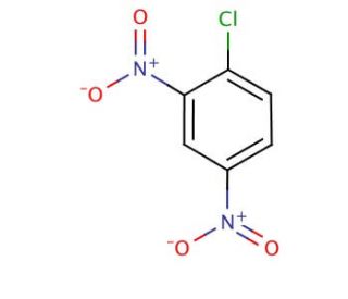 1-Chloro-2,4-dinitrobenzene (CAS 97-00-7) - chemical structure image