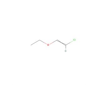 1-Chloro-2-ethoxyethene (CAS 928-56-3) - chemical structure image