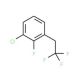 1-Chloro-2-fluoro-3-(2,2,2-trifluoroethyl)benzene - chemical structure image