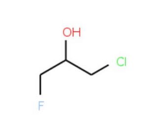 1-Chloro-3-fluoro-2-propanol (CAS 453-11-2) - chemical structure image