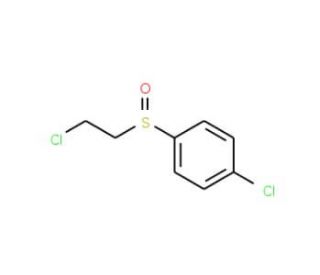 1-chloro-4-[(2-chloroethane)sulfinyl]benzene - chemical structure image
