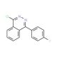 1-chloro-4-(4-fluorophenyl)phthalazine (CAS 155937-28-3) - chemical structure image