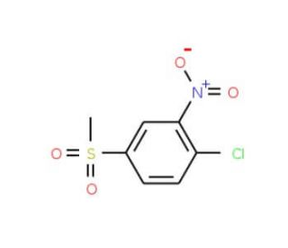 1-Chloro-4-methanesulfonyl-2-nitro-benzene (CAS 97-07-4) - chemical structure image