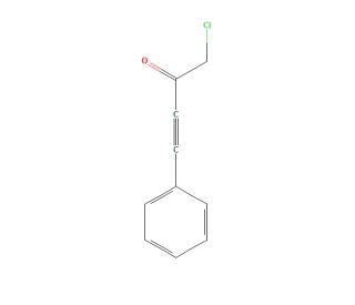 1-Chloro-4-phenyl-3-butyn-2-one (CAS 176648-09-2) - chemical structure image