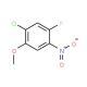 1-Chloro-5-fluoro-2-methoxy-4-nitrobenzene (CAS 84478-76-2) - chemical structure image