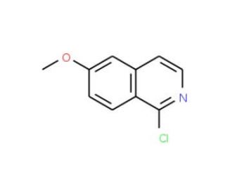 1-Chloro-6-methoxy-isoquinoline (CAS 132997-77-4) - chemical structure image