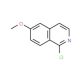 1-Chloro-6-methoxy-isoquinoline (CAS 132997-77-4) - chemical structure image
