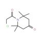 1-(chloroacetyl)-2,2,6,6-tetramethylpiperidin-4-one - chemical structure image