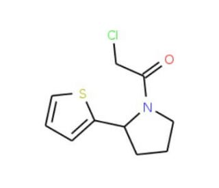 1-(chloroacetyl)-2-thien-2-ylpyrrolidine - chemical structure image