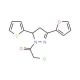 1-(chloroacetyl)-3-(2-furyl)-5-thien-2-yl-4,5-dihydro-1H-pyrazole - chemical structure image