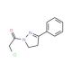 1-(chloroacetyl)-3-phenyl-4,5-dihydro-1H-pyrazole - chemical structure image