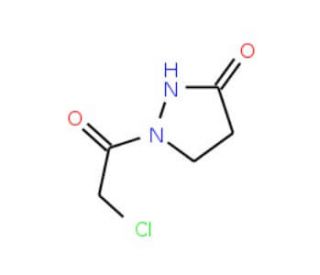 1-Chloroacetyl-3-pyrazolidinone - chemical structure image