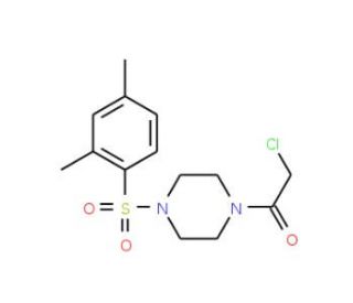 1-(chloroacetyl)-4-[(2,4-dimethylphenyl)sulfonyl]piperazine (CAS 731012-06-9) - chemical structure image