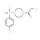 1-(chloroacetyl)-4-[(4-chlorophenyl)sulfonyl]piperazine - chemical structure image