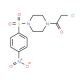 1-(chloroacetyl)-4-[(4-nitrophenyl)sulfonyl]piperazine - chemical structure image