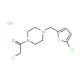 1-(chloroacetyl)-4-[(5-chlorothien-2-yl)methyl]piperazine hydrochloride - chemical structure image