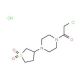 1-(chloroacetyl)-4-(1,1-dioxidotetrahydrothien-3-yl)piperazine hydrochloride - chemical structure image