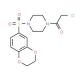 1-(chloroacetyl)-4-(2,3-dihydro-1,4-benzodioxin-6-ylsulfonyl)piperazine - chemical structure image