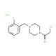 1-(chloroacetyl)-4-(2-fluorobenzyl)piperazine hydrochloride - chemical structure image