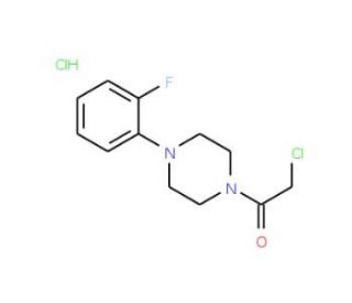 1-(chloroacetyl)-4-(2-fluorophenyl)piperazine hydrochloride - chemical structure image