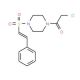 1-(chloroacetyl)-4-{[2-phenylvinyl]sulfonyl}piperazine - chemical structure image