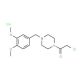 1-(chloroacetyl)-4-(3,4-dimethoxybenzyl)piperazine hydrochloride (CAS 1052550-61-4) - chemical structure image