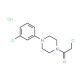 1-(chloroacetyl)-4-(3-chlorophenyl)piperazine hydrochloride (CAS 70395-06-1) - chemical structure image