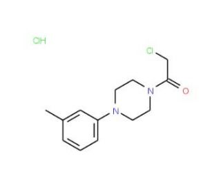 1-(chloroacetyl)-4-(3-methylphenyl)piperazine hydrochloride - chemical structure image
