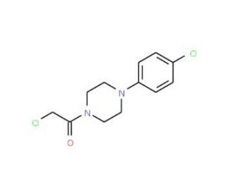 1-(chloroacetyl)-4-(4-chlorophenyl)piperazine - chemical structure image
