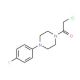 1-(chloroacetyl)-4-(4-fluorophenyl)piperazine - chemical structure image