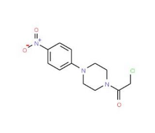 1-(chloroacetyl)-4-(4-nitrophenyl)piperazine (CAS 16264-11-2) - chemical structure image