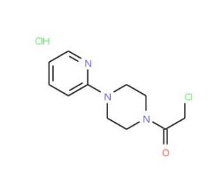 1-(chloroacetyl)-4-pyridin-2-ylpiperazine hydrochloride - chemical structure image