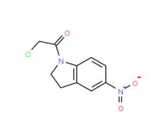 1-(chloroacetyl)-5-nitroindoline - chemical structure image