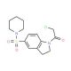 1-(chloroacetyl)-5-(piperidin-1-ylsulfonyl)indoline - chemical structure image