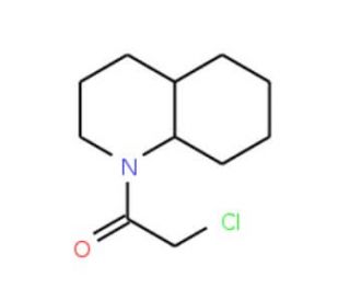 1-(chloroacetyl)decahydroquinoline - chemical structure image