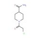 1-(chloroacetyl)piperidine-4-carboxamide - chemical structure image