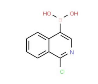 1-Chloroisoquinoline-4-boronic acid (CAS 848841-48-5) - chemical structure image