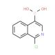 1-Chloroisoquinoline-4-boronic acid (CAS 848841-48-5) - chemical structure image