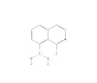1-Chloroisoquinoline-8-boronic acid (CAS 2096337-48-1) - chemical structure image
