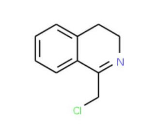 1-(chloromethyl)-3,4-dihydroisoquinoline (CAS 36177-79-4) - chemical structure image