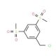 1-(Chloromethyl)-3,5-bis(methylsulfonyl)benzene (CAS 39552-81-3) - chemical structure image