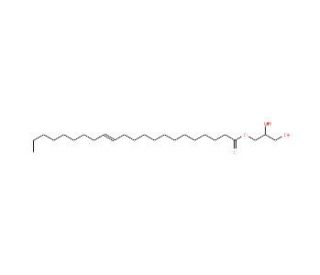 1-(cis-13-Docosenoyl)-rac-glycerol (CAS 28063-42-5) - chemical structure image
