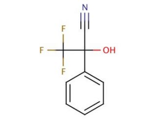 1-Cyano-1-phenyl-2,2,2-trifluoroethanol (CAS 20445-04-9) - chemical structure image