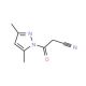 1-Cyanoacetyl-3,5-dimethyl-1H-pyrazole (CAS 36140-83-7) - chemical structure image